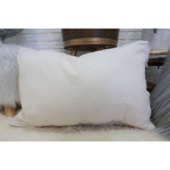 Vintage Moroccan Wedding Blanket Pillow: Berber Handira Cushion Cover 03YS00148 - Picture 9 of 10